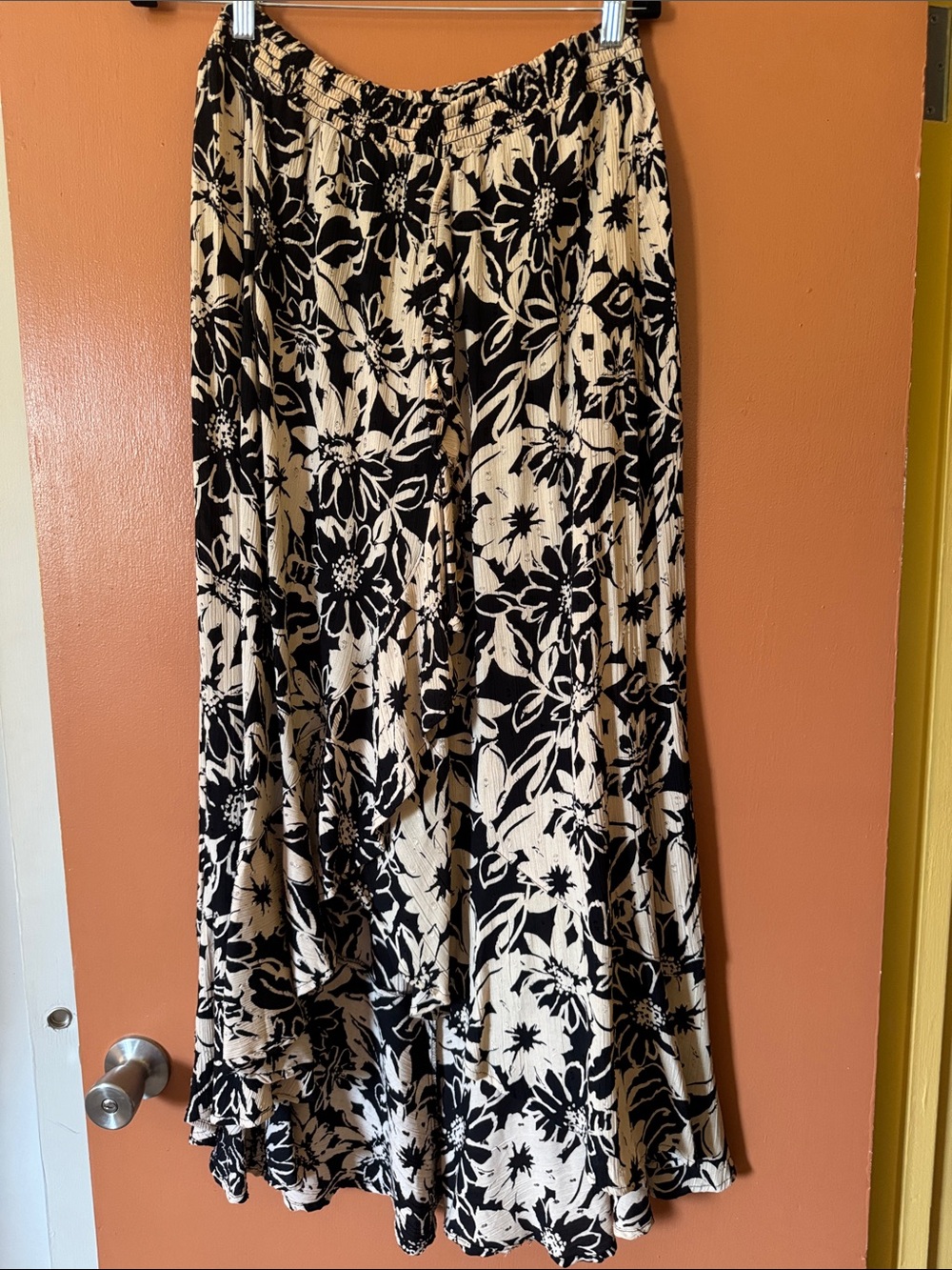 Lola P New York Ruffle Hi‑Low Skirt
